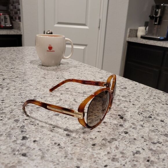 Fendi Authentic Sunglasses Women Brown Frame, Oval Round Pre-Owned
